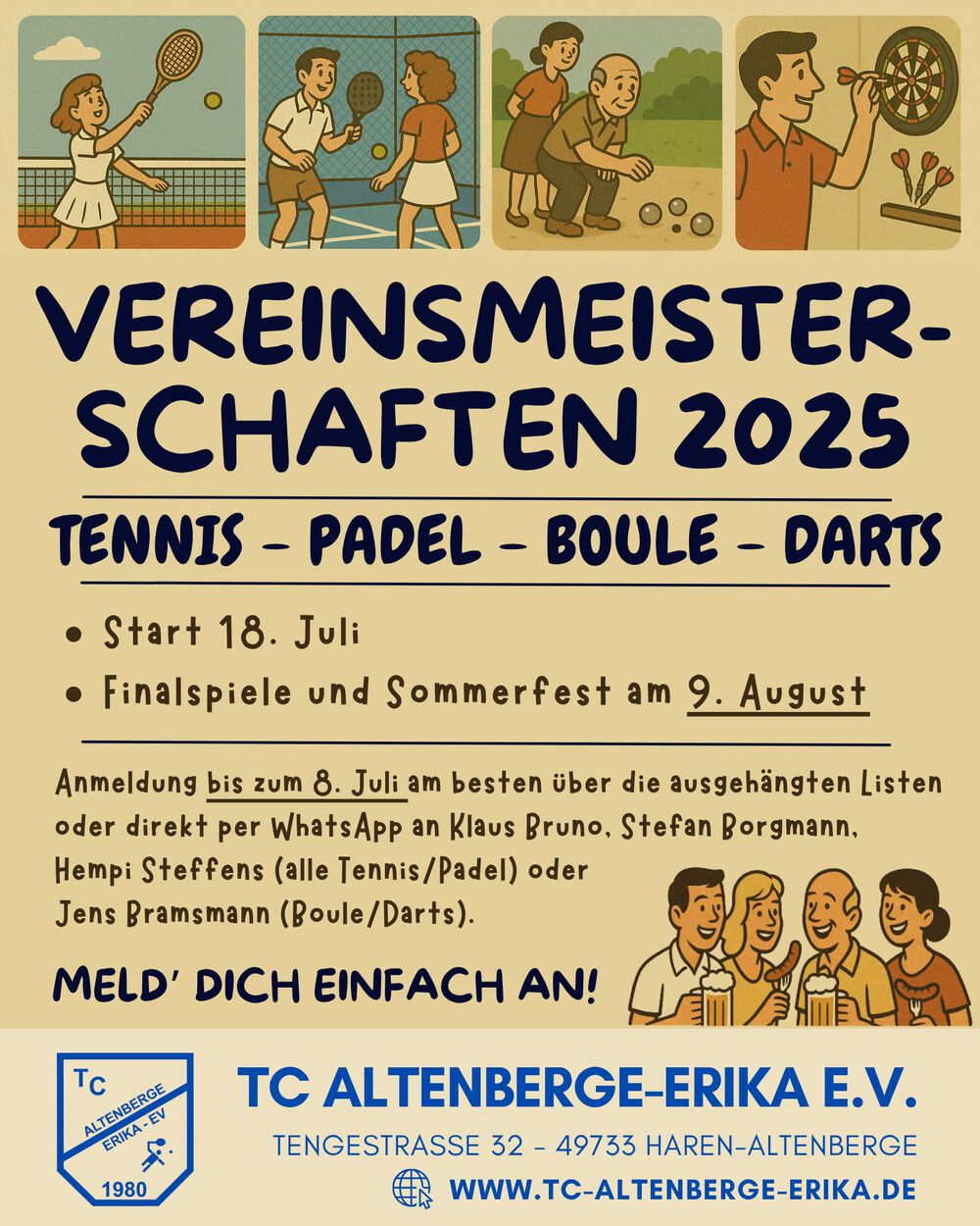 Vereinsmeisterschaften 2025 